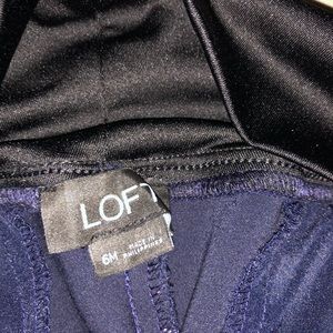 Navy maternity loft riviera pants